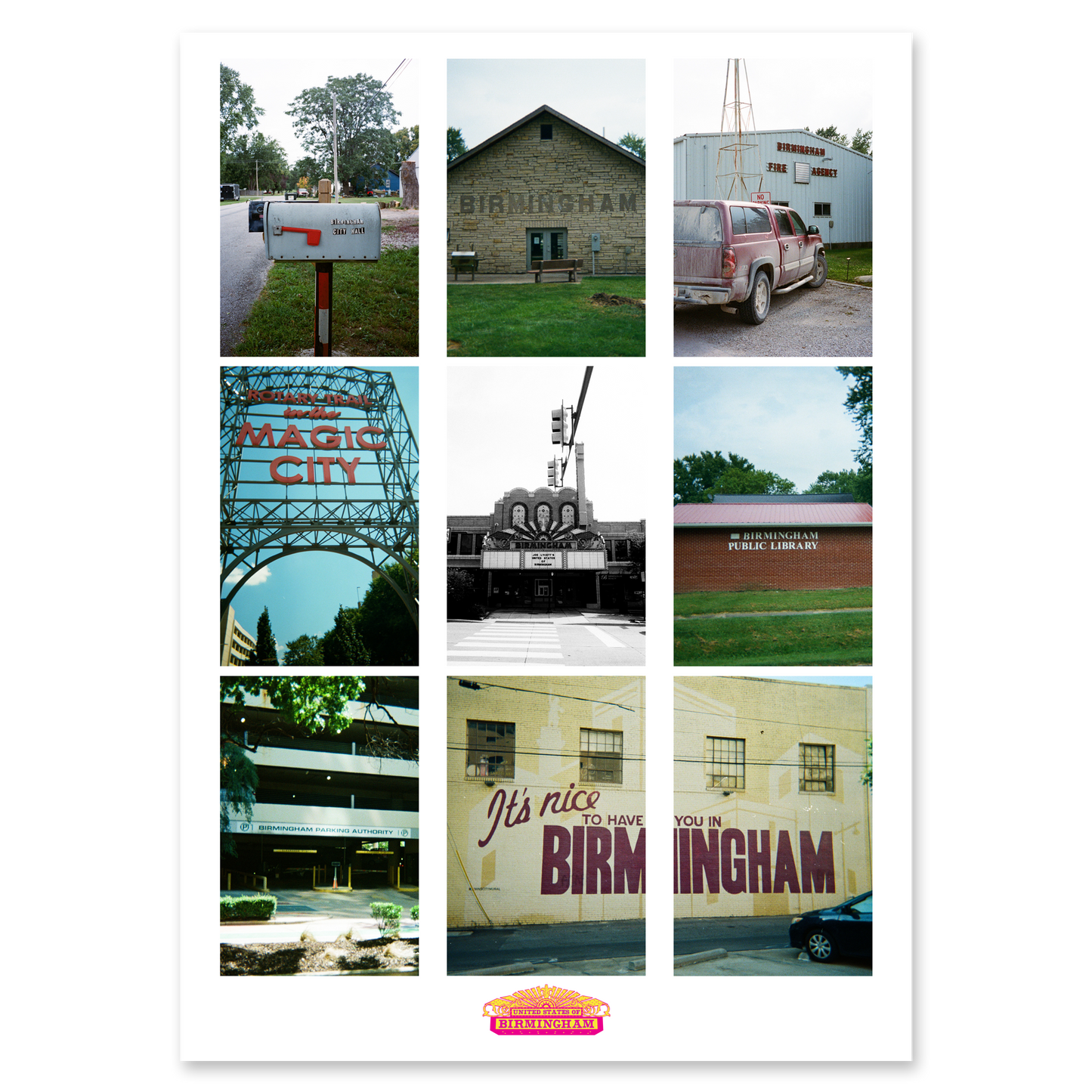 United States of Birmingham Print