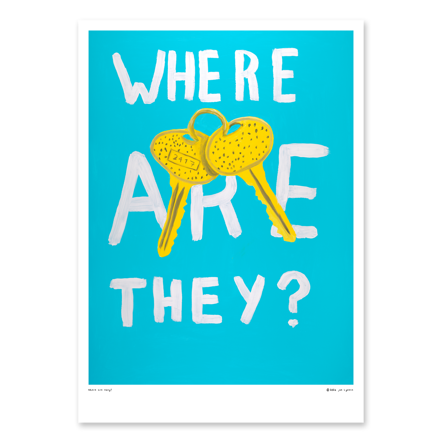 Where Are They? Print (A2)
